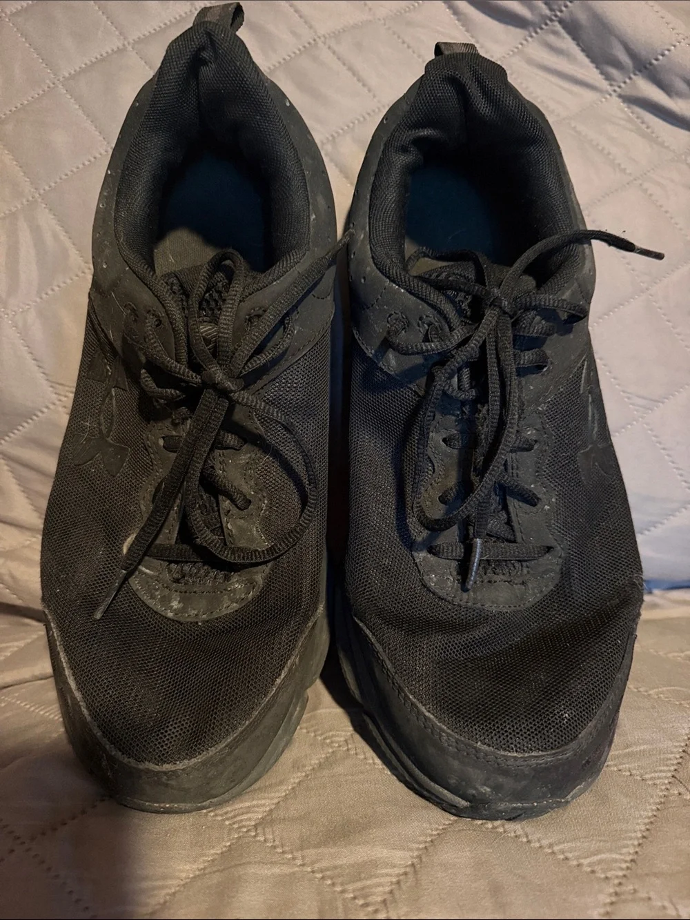 Under Armour Black Men's Low-Top Athletic Sneakers